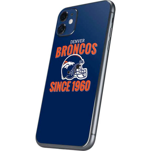 NFL Denver Broncos Helmet iPhone 11 Skin